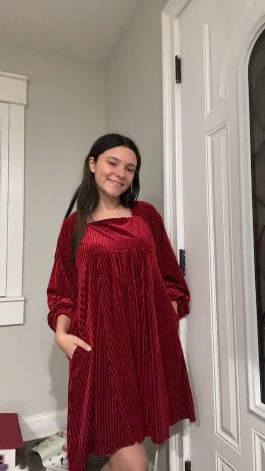 Wrapped In Red Dress